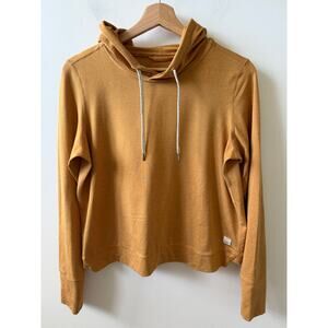 Vuori Essential hoodie women's size S mustard yellow